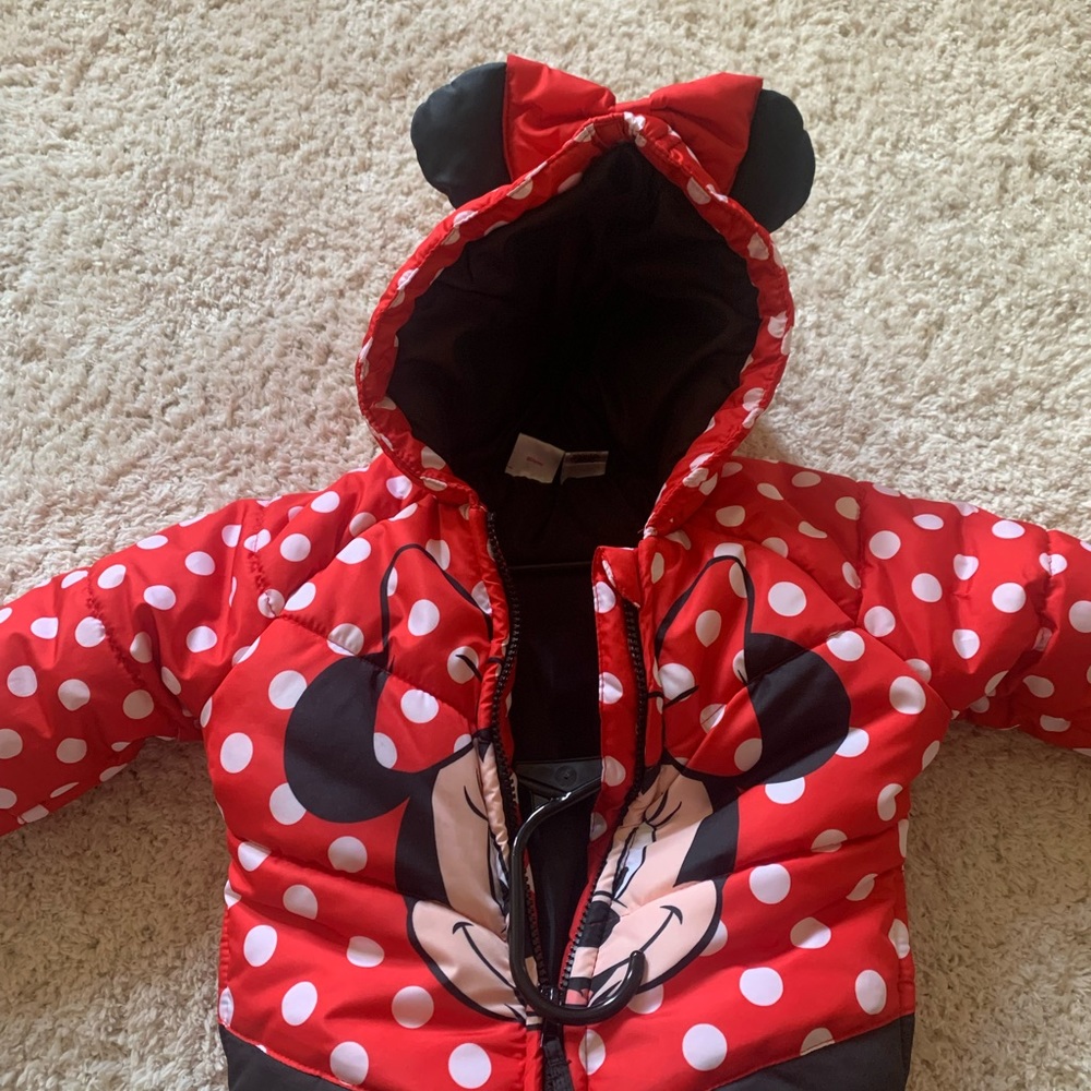 Baby Girls Mickey Puffer Jacket - Picture 6 of 6